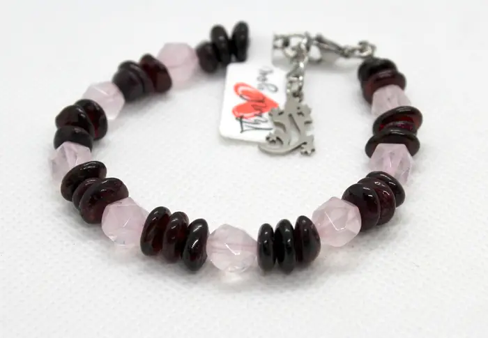 20 - צמיד מגארנט וקווארץ