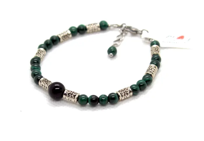 9 - צמיד מאוניקס ומלכיט