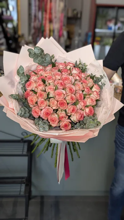 זר של 51 ורדי ג'מילה