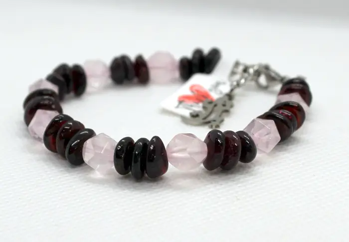 20 - צמיד מגארנט וקווארץ